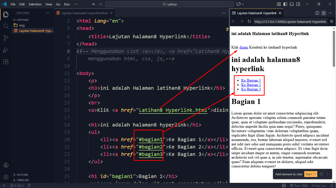 Gambar lanjutan Hyperlink