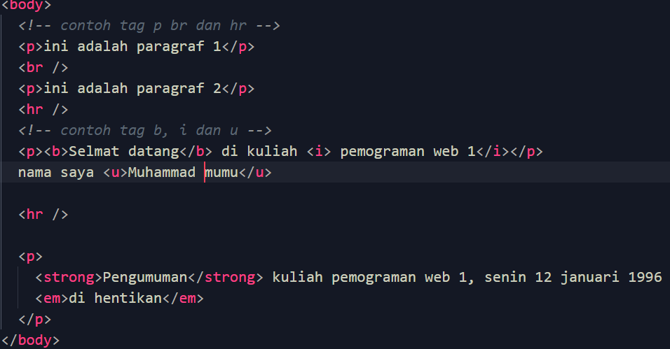 Gambar Latihan paragraf