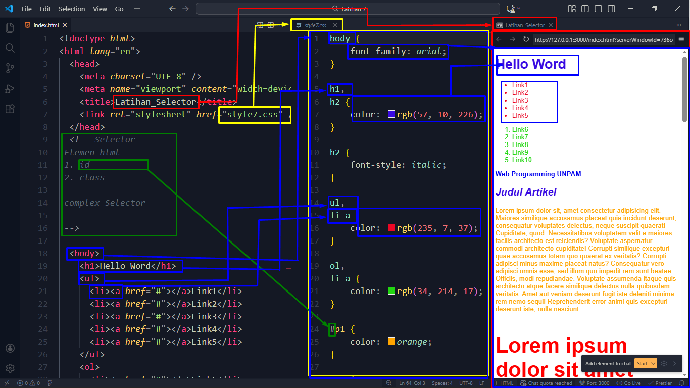 Gambar Latihan_Selector