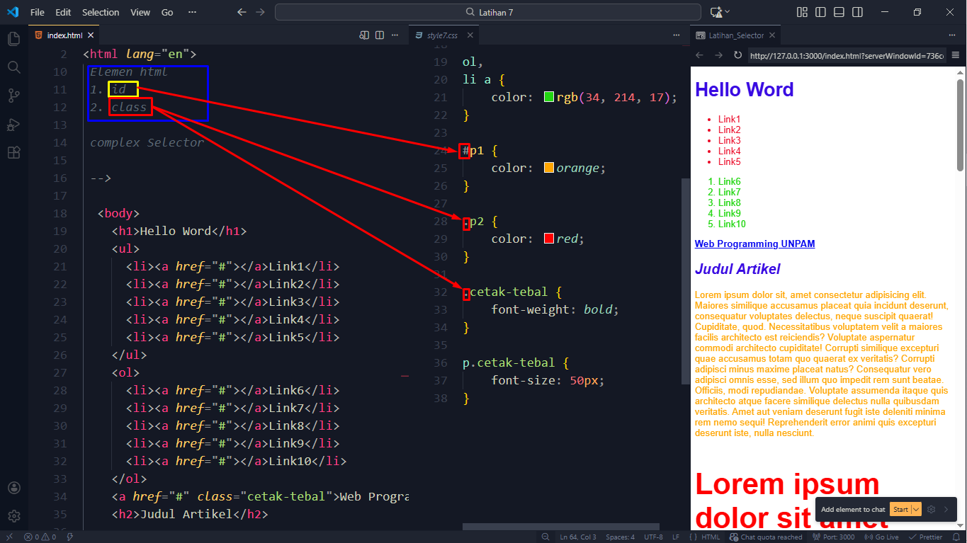 Gambar Latihan_Selector